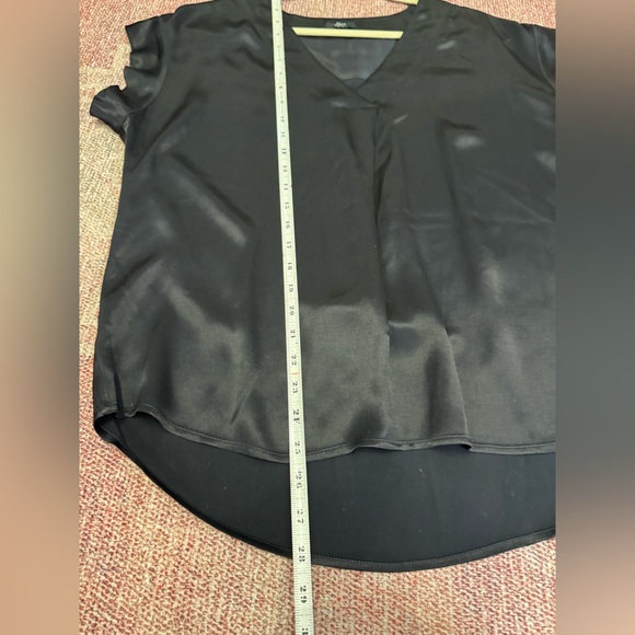 Rails Black Nala Satin oversized v neck dress top size small - Picture 11 of 16